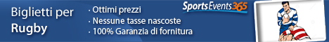 Biglietti per Rugby