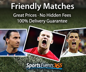 Friendly matches tickets